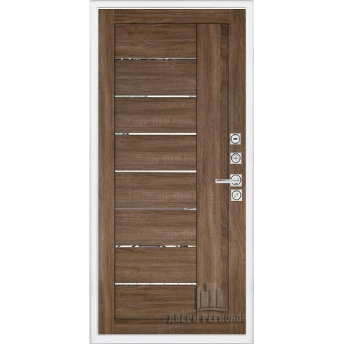 дверь Regidoors Президент Лайн БЕЛЫЙ LIGHT 2110 с зеркалом "Серый велюр"