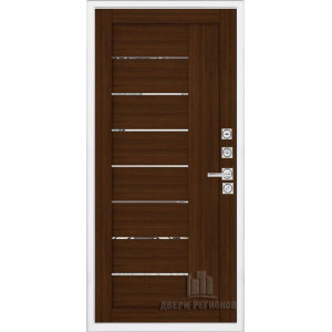 дверь Regidoors Президент Лайн БЕЛЫЙ LIGHT 2110 с зеркалом "Орех вельвет"