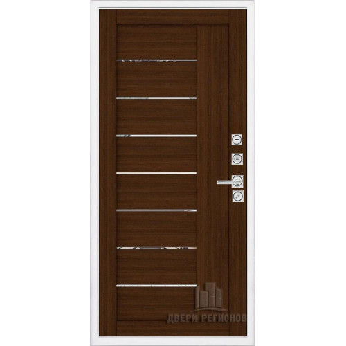дверь Regidoors Президент Лайн БЕЛЫЙ LIGHT 2110 с зеркалом "Орех вельвет"