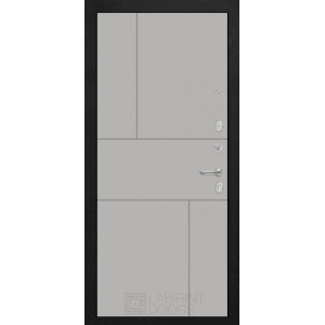 дверь Labirint PAZL 21, Цвет "Грей Софт (Серый светлый)"