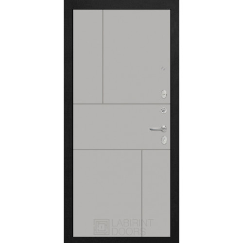 дверь Labirint PAZL 21, Цвет "Грей Софт (Серый светлый)"