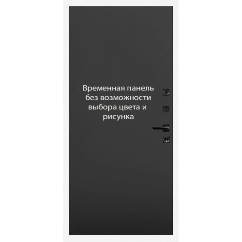 дверь Branddoors Пиано Белый Временная "Черный"