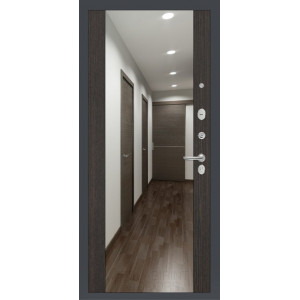 дверь Labirint Loft с зеркалом Максимум, Цвет "Венге"