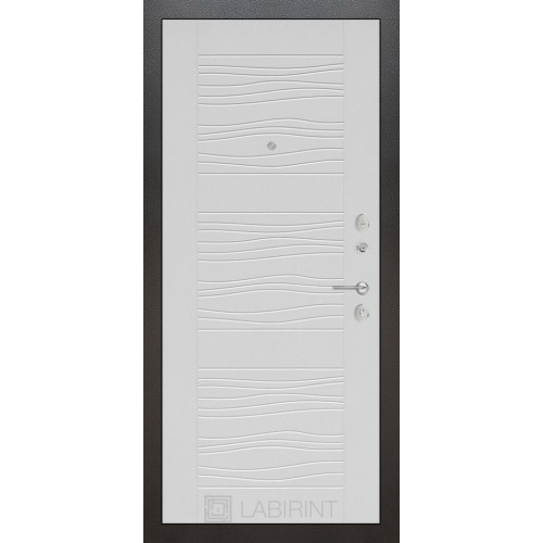 дверь Labirint Silver 06, Цвет "Белое дерево"